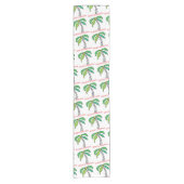 Palmboomstam Tropical Holiday Table Runner Korte Tafelloper (Voorkant)