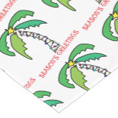 Palmboomstam Tropical Holiday Table Runner Korte Tafelloper (Hoek)