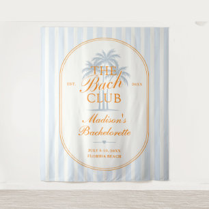 Palmboomstrand Bruidsmeisjesclub Afscheid Weekend Wandkleed