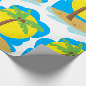 Palmboomstrand Cadeaupapier