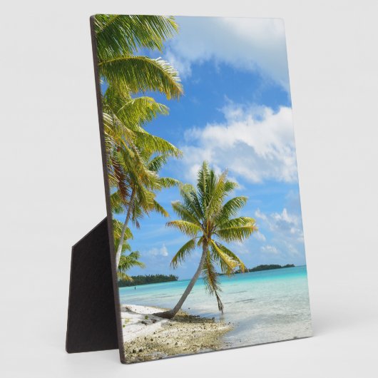 Palmboomstrand Fotoplaat (Zijkant)