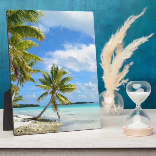 Palmboomstrand Fotoplaat (Zijkant)