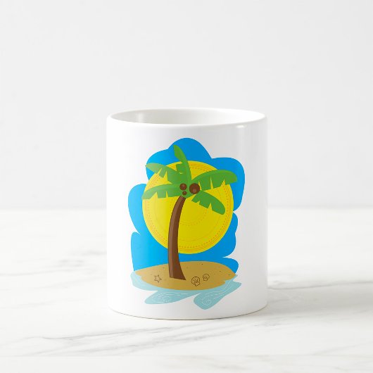 Palmboomstrand Koffiemok