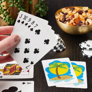 Palmboomstrand Pokerkaarten