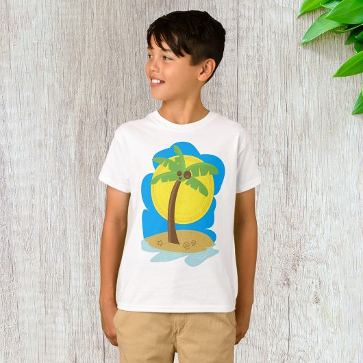 Palmboomstrand T-shirt