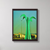 Palmboomstructuur Canvas Afdruk (Voorkant)