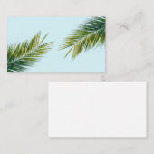 Palmboomtak Advieskaart (Voorkant / Achterkant)