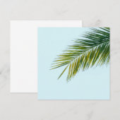 Palmboomtak Bedankkaart (Voorkant / Achterkant)