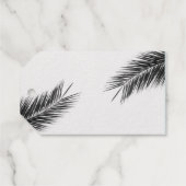 Palmboomtak Cadeaulabels (Achterkant (horizontaal))