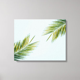 Palmboomtak Canvas Afdruk