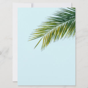 Palmboomtak Feestdagenkaart