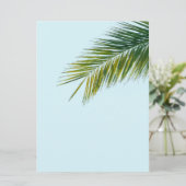 Palmboomtak Feestdagenkaart (Staand voorkant)