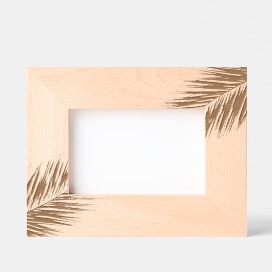 Palmboomtak Gegraveerde Lijstjes (Voorkant)