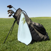 Palmboomtak Golfhanddoek (Groen)