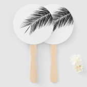 Palmboomtak Handwaaier (Voorkant en achterkant)