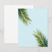 Palmboomtak Informatiekaartje (Voorkant / Achterkant)