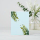 Palmboomtak Informatiekaartje (Staand voorkant)