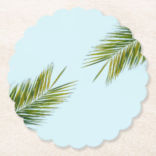 Palmboomtak Kartonnen Onderzetters