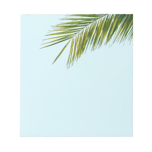 Palmboomtak Notitieblok (Voorkant)