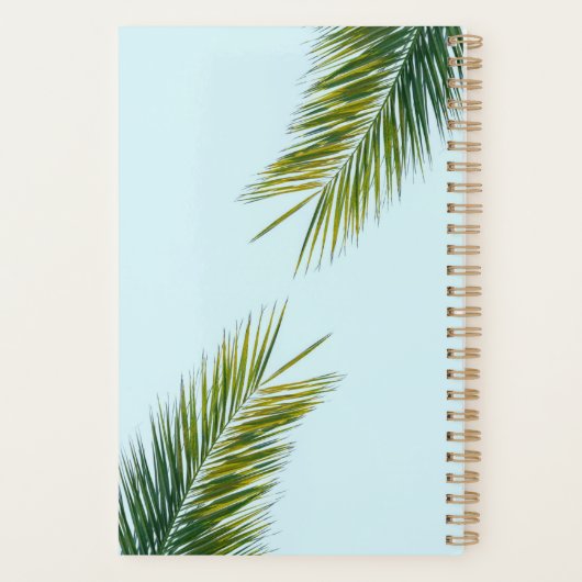 Palmboomtak Planner (Achterkant)