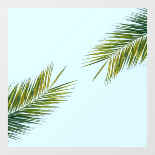 Palmboomtak Raamsticker (Vel)