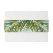 Palmboomtak Uitnodigingen Wikkel (Achterkant Voorbeeld)