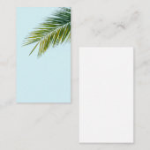 Palmboomtak Visitekaartje (Voorkant / Achterkant)