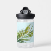 Palmboomtak Waterfles (Voorkant)
