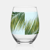 Palmboomtak Wijnglas Zonder Voet (Rechts)