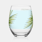 Palmboomtak Wijnglas Zonder Voet (Links)