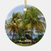 Palmboomversiering Keramisch Ornament (Voorkant)