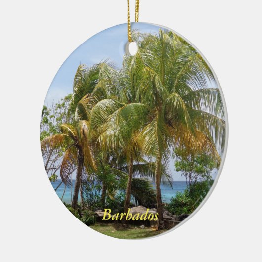 Palmboomversiering Keramisch Ornament (Links)