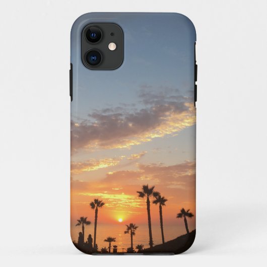 Palmboomzonsondergang Case-Mate iPhone Case (Achterkant)