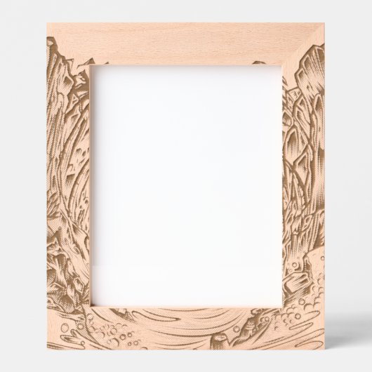 Palmboomzonsondergang Gegraveerde Lijstjes (Voorkant)