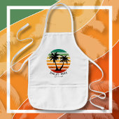 Palmboomzonsondergang Kinder Schort