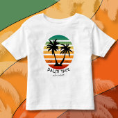 Palmboomzonsondergang Kinder Shirts