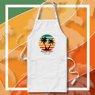 Palmboomzonsondergang Lang Schort