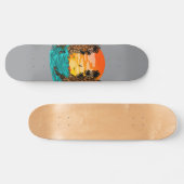 Palmboomzonsondergang Persoonlijk Skateboard (Horizontaal)