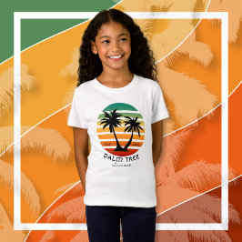 Palmboomzonsondergang T-shirt