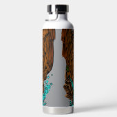 Palmboomzonsondergang Waterfles (Rechts)