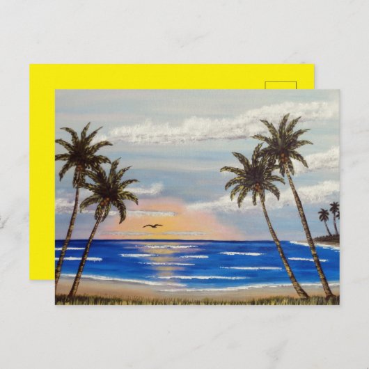 palmbos briefkaart (Voorkant / Achterkant)