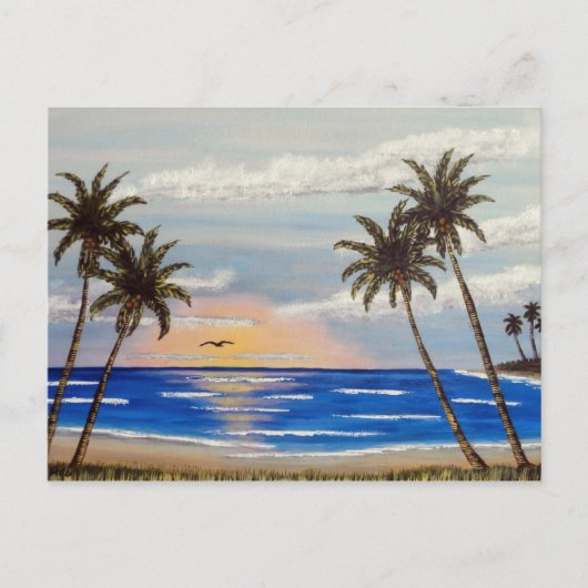 palmbos briefkaart (Voorkant)