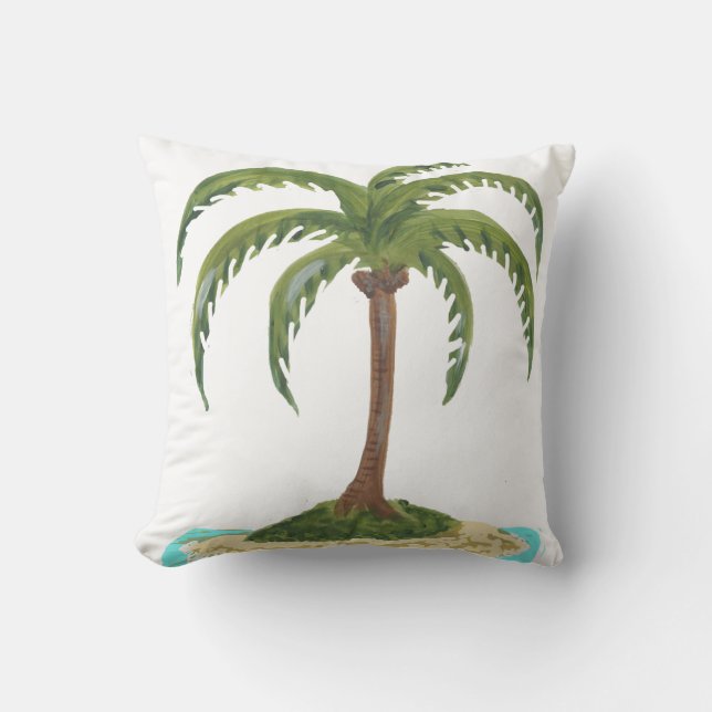 Palmbuiskussen Kussen (Voorkant)