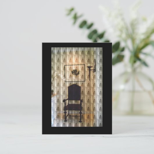 Palmbuisstoel Briefkaart (Staand voorkant)