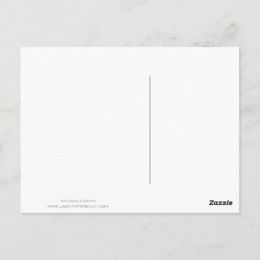 Palmbuisstoel Briefkaart (Achterkant)