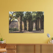 Palmcirkel, Andreas Canyon Canvas Afdruk (Insitu (Woonkamer))