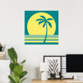 palmcollectie poster (Thuiskantoor)