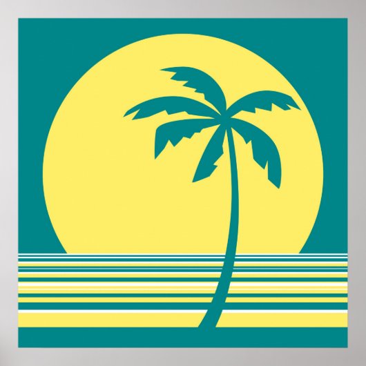 palmcollectie poster (Voorkant)