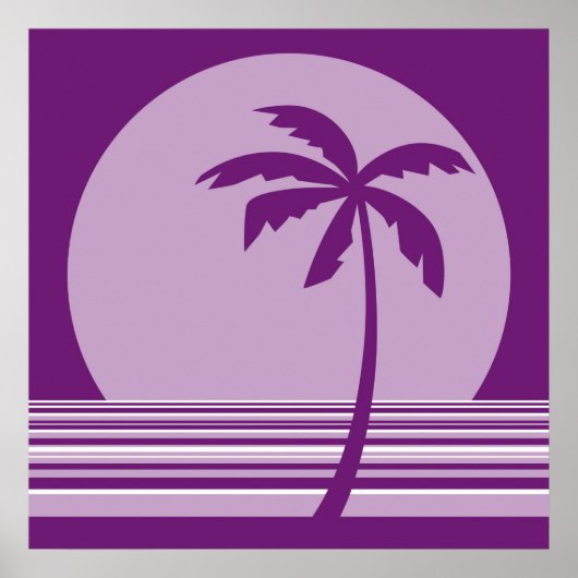 palmcollectie poster (Voorkant)