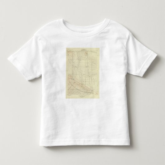 Palmdale quadrangle toont San Andreas Rift Kinder Shirts (Voorkant)